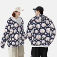 thumbnail image 5 of Picia Cute Basebal Women's Men's UPF 50+ Sun Protection Hoodie Shirt Long Sleeve SPF Fishing Outdoor UV Hiking Lightweight Shirts-XX-Large, 5 of 9
