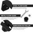 thumbnail image 2 of MasteelfCA Sliding Door Floor Guide Barn Doors Floor Guide Prevent Swinging Out with Parts, 2 of 7