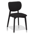thumbnail image 1 of Bouclair Black Fabric and Wood Dining Chair, 1 of 10
