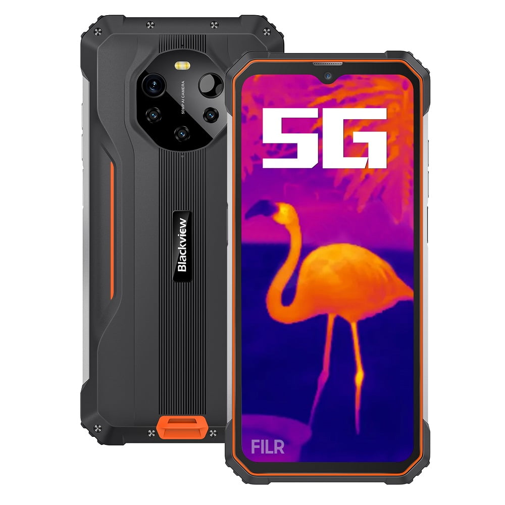 5G Phones Unlocked, Blackview FLIR Thermal Imaging Camera Rugged Cell