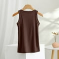thumbnail image 4 of lmcalzta Tank Tops for Women Summer Round Neck Sleeveless Tank Tops Undershirt Basic Cotton Soft Comfy Tee Shirt Sleeveless Tops, 4 of 5