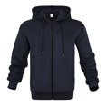 thumbnail image 4 of PEASKJP Sweat à Capuche à Fermeture à Glissière à Manches Longues Décontracté pour Hommes Automne et Hiver (Bleu, m), 4 of 5