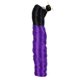 thumbnail image 1 of Xiao Hua Cabello sintético rizado en espiral, preestirado, de ganchillo, para trenzas de 61 cm, color negro y morado., 1 of 2