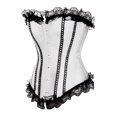 thumbnail image 2 of Ofreoo Women's Lace Patchwork Embroidery Solid Color Gothic Court Party Outside To Wear Corset, 2 of 8
