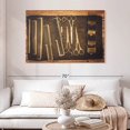 thumbnail image 2 of Elephant Stock Hair And Grooming Essentials Wall Art - Horizontal Canvas Wall Art - Living Room Wall Decor - Fashion And Beauty Canvas - Brown And Beige Decor - 48" x 32", 2 of 8