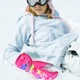 thumbnail image 4 of Guantes de esquí unisex impermeables a prueba de viento de invierno cálidos para snowboard, rojo rosa, L, 4 of 5
