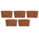 thumbnail image 1 of Fundas para tazas de café con aislamiento, resistentes al calor, antiescaldaduras, antideslizantes, de cuero PU, para viajes de acampada al aire libre, 5 uds., 1 of 10