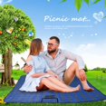 thumbnail image 1 of colchoneta de pícnic Manta de picnic Estera Impermeable Camping Playa al aire libre Festival Alfombras de viaje a cuadros FLhrweasw Nuevo, 1 of 7