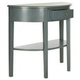 thumbnail image 2 of SAFAVIEH Abram Solid Country Demilune Console with Storage Drawer, Steel Teal, 2 of 5