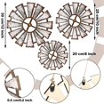 thumbnail image 5 of 3 Pcs Wood Windmill Wall Decor Farmhouse Hanging Decoration Country Wooden Kitchen Rustic Living Room Sculpture Art, 5 of 5