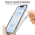 thumbnail image 3 of CoverON For Apple iPhone 13 pro Phone Case, FlexGuard Series Soft Flexible Slim Lightweight Fit TPU Minimal Cover, Clear, 3 of 8