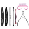 thumbnail image 1 of Beleza, Cuidado e Higiene ROSALIND Kit de herramientas para uñas Herramientas de manicura pedicura Cepillo para uñas Lijado Labymos  Paquete de 7, 1 of 7