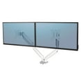 thumbnail image 3 of Fellowes® Platinum Series Dual Flat-Panel Monitor Arms, White, 3 of 4