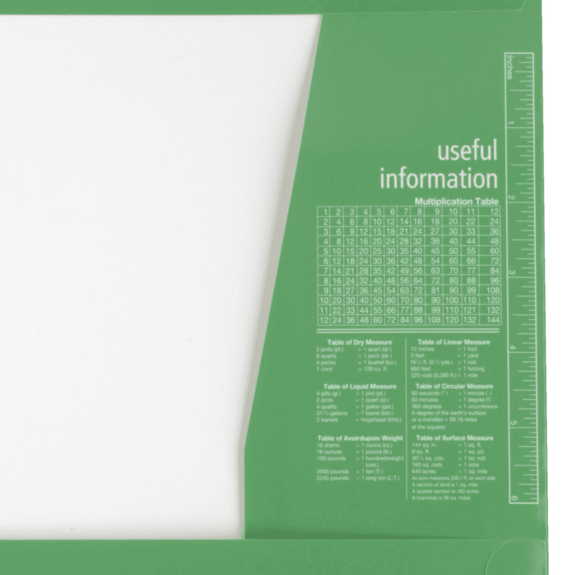 Five Star 4-Pocket Paper Folder, Electric Green (33629)