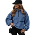 thumbnail image 6 of Tqcoqu Sherpa Jacket for Women, Fleece Zip Up Winter Fall Oversized Teddy Jackets, 2026 Fashion Clothing,Women's,Size S-XXL, 6 of 9