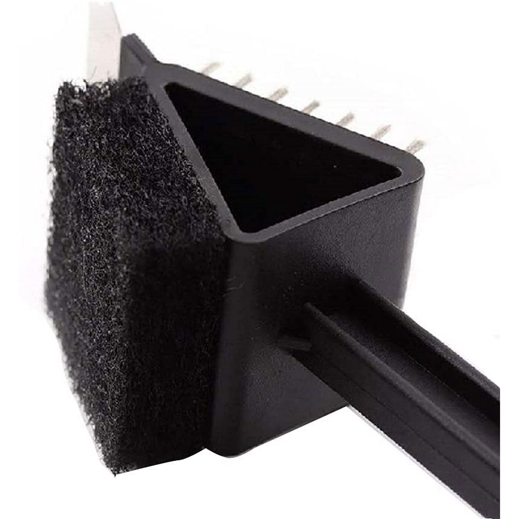 VDISRR Lot De 3 Brosses Pour Barbecue En Fonte - Poils En Acier Inoxydable à Trois Rangées