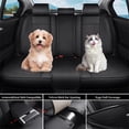 thumbnail image 4 of Car Seat Covers Full Set Custom Fit for Ford Fusion 2007-2020 - Premium Faux Leather Auto Protectors with Waterproof, Breathable, Anti-Slip Car Seat Protectors (BlackPink,Full Set), 4 of 7