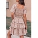 thumbnail image 3 of Vestido PRETTYGARDEN 2025 Floral de Verano en Capas Blanco Talla M, 3 of 6