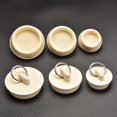 thumbnail image 6 of 6 Pieces Rubber Sink Stopper Set Drain Stopper Plug with Hanging Ring for Bathtub, Kitchen and Bathroom, 3 Sizes, White, 6 of 7