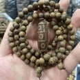 thumbnail image 5 of Wood Guanyin Pendant Necklace 8mm 108 Beads Buddhist Rosary Chain Unisex Bracelet Meditation Prayer Jewelry for Men and Women, 5 of 5