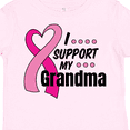 thumbnail image 4 of Inktastic Breast Cancer Awareness I Support My Grandma Pink Ribbon Boys or Girls Toddler T-Shirt, 4 of 5