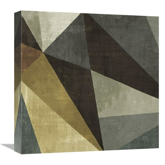 Global Gallery's 'Triangulawesome Square I' By Michael Mullan Stretched Canvas Wall Art