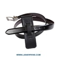 thumbnail image 2 of Aston Leather Double Pen Holster - Two Pen Leather Case Black, 2 of 6