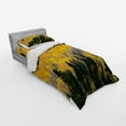 thumbnail image 2 of Ambesonne Fall Bedding Set 3 Pcs, Colorful Aspen Trees USA, Twin XL, Green Yellow Grey, 2 of 2