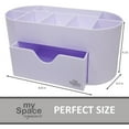 thumbnail image 3 of Acrylic Desk Organizer for Office Supplies and Desk Accessories Pen Holder, 3 of 6