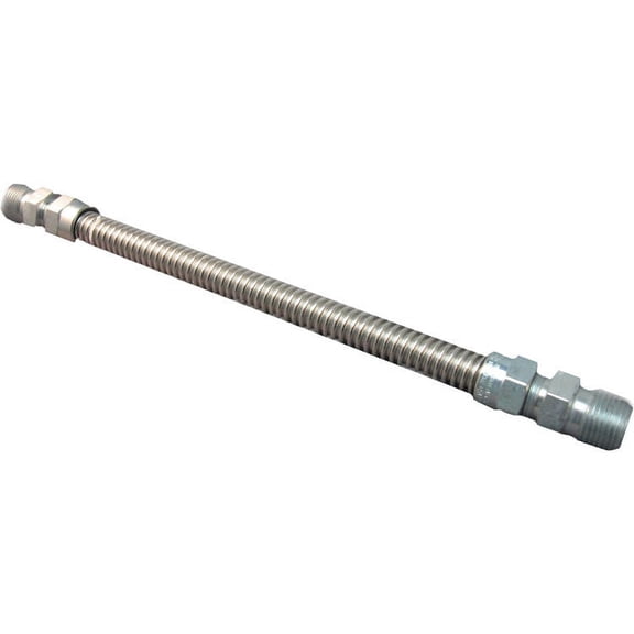 Dormont GF3824SS 3/8"x24" Stainless Steel Gas Flex
