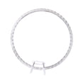 thumbnail image 4 of yuksok Embroidery Hoop Round Cross Stitch Hoop Display Frame 16cm Versatile Spring Tension Embroidery Frame for Needlework Wedding clear, 4 of 9