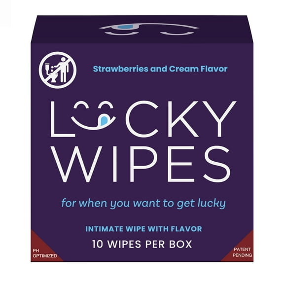 Strawberries and Cream Flavored Men's Wipes