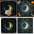 thumbnail image 2 of Tarots Tablecloth Rune Divinations Table Cover Astrology Oracles Board Game Mat Square Shape Pendulum Altar Table Cloth, 2 of 16