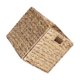 thumbnail image 5 of Billuyoard Cesta tejida Cesta de almacenamiento Soluciones versátiles para el hogar que organizan refrigerios, dulces y cosméticos de manera Almacenamiento y organización del hogar Natural 28x28x28cm, 5 of 6