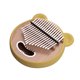 thumbnail image 1 of Tom TK-CI-BE 17 teclas de forma redonda Thumb Piano Kalimba Maple Wood, 1 of 8
