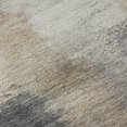 thumbnail image 2 of HomeRoots 666868 5 x 8 ft. Gray Beige & Ivory Abstract Washable Machine Made Rectangle Area Rug with UV Protection, 2 of 7