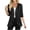 Black, variant on Staron Women's Casual Cardigan 3/4 Sleeve Open Front Lightweight Soft Round Neck Loose Comfy Lounge Cardigan, White M