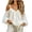 Khaki, variant on Cold Shoulder Tops for Women Trendy Strappy Long Sleeve Baggy Loose Cotton Linen Travel Casual Blouses (XL, Brown)