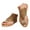 Gold, variant on Womens Rhinestone Sandals Retro Hollow out Flip Flops Casual Glitter Summer Dress Shoes