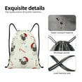 thumbnail image 6 of Bingfone Christmas Pug Dog Drawstrings Backpacks Bags For Men Women Gym Drawstrings Bag, 6 of 9