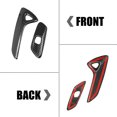 thumbnail image 6 of Unique Bargains 2Pcs Car Interior Door Handle Sticker Cover for Chevrolet Corvette C7 2014 2015 2016 2017 2018 2019 Carbon Fiber Pattern, 6 of 6