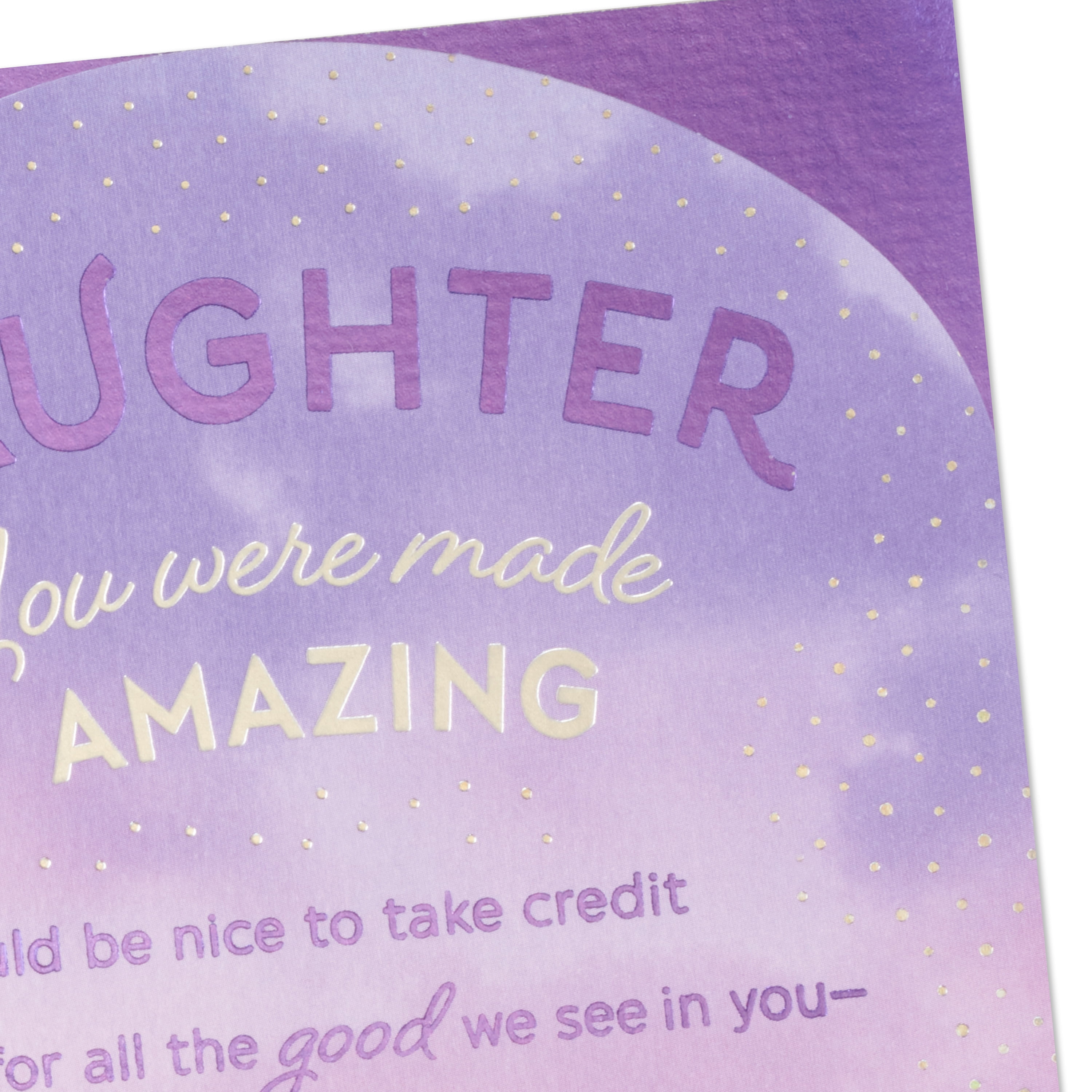 Hallmark Birthday Card for Daughter (You Were Made Amazing)