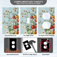 thumbnail image 3 of Yayeee Toggle Light Switch Wall Plate 1-Gang 4.5"x2.7" Home Decorative Outlet Cover, Colorful Tomatoes, 3 of 7