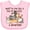 AD-Pink, variant on Inktastic What do you call a pile of cats? A MEOWTAIN Boys or Girls Baby Bib
