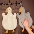 thumbnail image 4 of Ctnporpo Goose Thickened Hand Towel Soft Absorbent Kitchen Hand Rag Bathroom Absorbent Towel Coral Velvet Hand Towel Bath Towel, 4 of 4