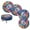 Boho Flower, variant on Jeiento Boho Mandala Flower Bar Stool Covers with Elastic Band, Green Stretchy Barstools Covers Removable Easy to Clean Round Stool Seat Covers for Dia 14-16 Inch