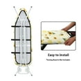 thumbnail image 4 of Renewold Cute Bee Sunflower Ironing Board Cover with Elastic & Adjustable Fastener, Polyester Spandex Fabric Iron Board Cover Standard Size Home Decor, 4 of 5