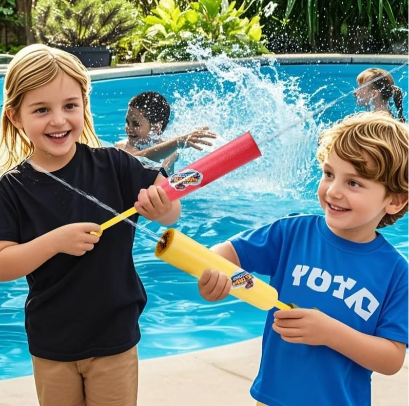 9 Pack Water Blaster Pool Toys Summer Lake Pool Deals Game Blaster Outdoor Water Shooters Swimming Play Activities for Kids Teens Adults (9 Dinosaurs)