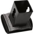 thumbnail image 3 of LFPartS Black Carbon Fiber look Trailer Metal Hitch Cover Fits 2" Receivers New, 3 of 3