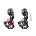 thumbnail image 2 of ZPAQI Bicycle Carbon Fiber Ceramic Rear Derailleur 17T Pulley Guide Wheel Accessories, 2 of 18